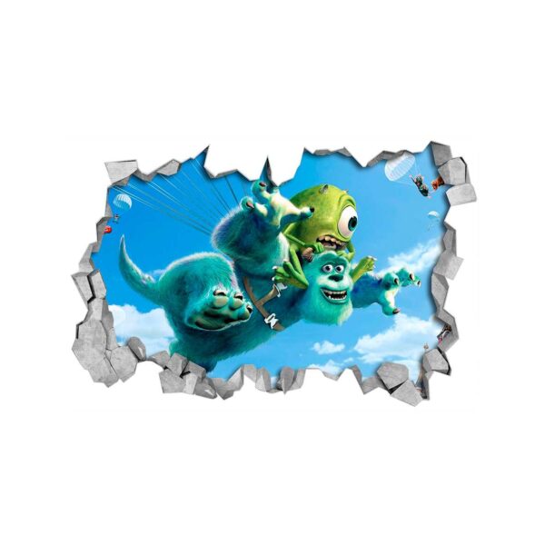 Monster Academy - 3D stiker za zid