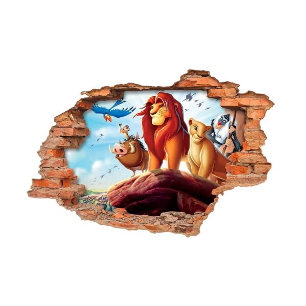 Lion King - 3d stiker za zid