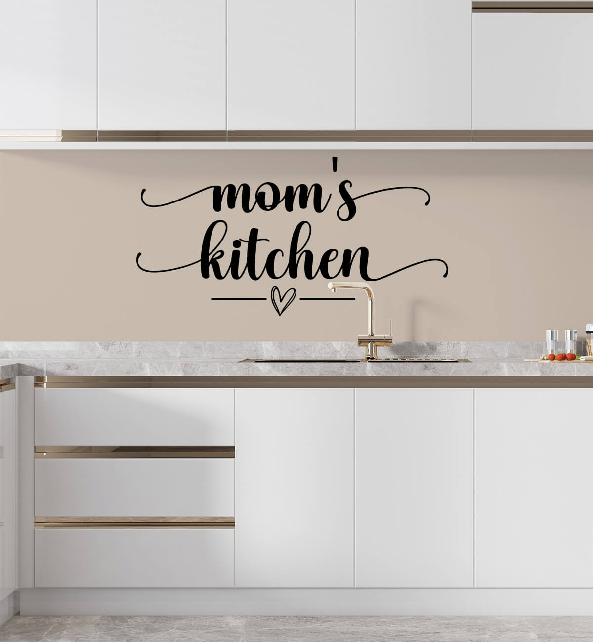 Mom's kitchen stiker za zid za kuhinju