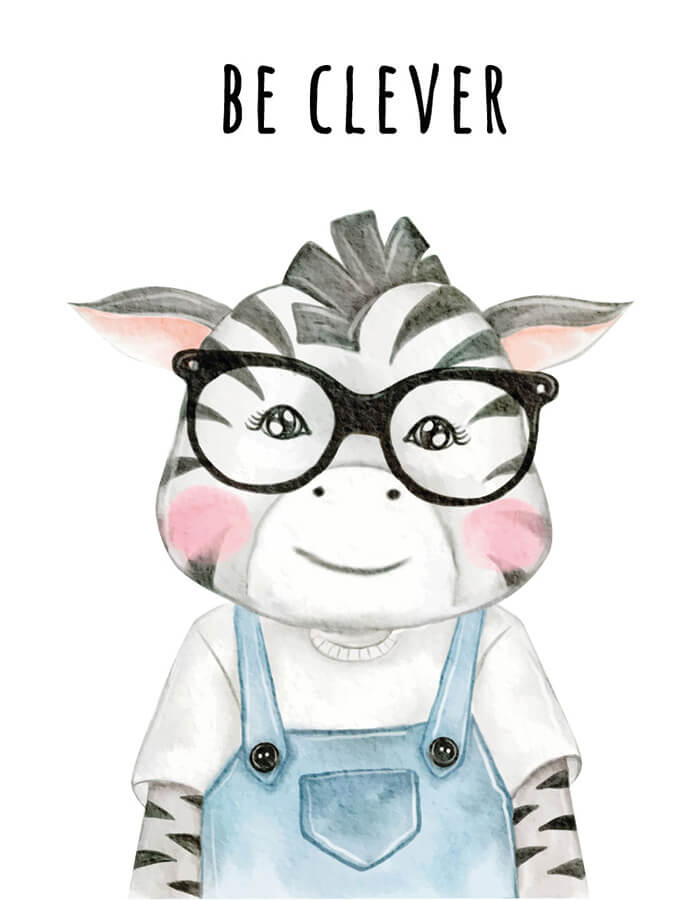 Be clever poster