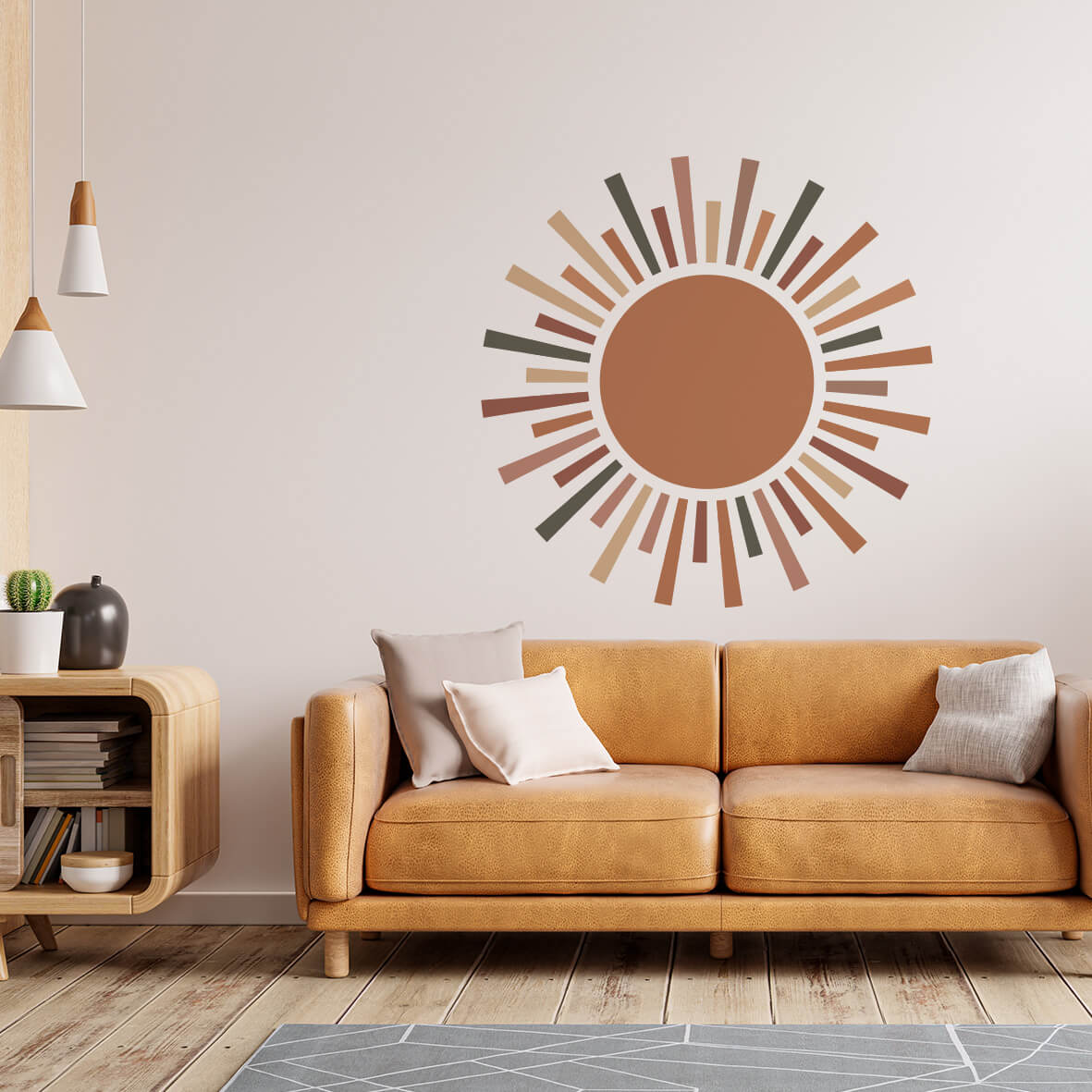 Sunčica stiker za zid za dnevnu sobu